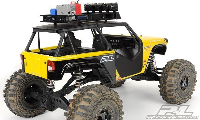 Pro-Line Racing 338000 Jeep Wrangler Rubicon Custom Clear Body for Wraith