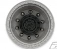 Pro-Line #2760-03 | Brawler Clod Buster 2.6'' Gray Wheel +17 .5mm Wider Offset for Stock Clod Buster Axles and Solid Axle Monster Trucks