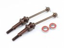 RAD-XR-10004 T4 52mm PREMIUM Steel Double Joint Drive Shaft Set, Front