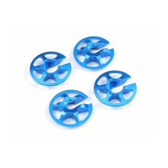 RAD-YK-10001 Aluminum Lightweight Spring Retainers, 4 pcs, Blue