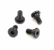 ROCHE 510059 M3x6mm Aluminium Hex Screw for Micro Servo, Black, 4 pcs