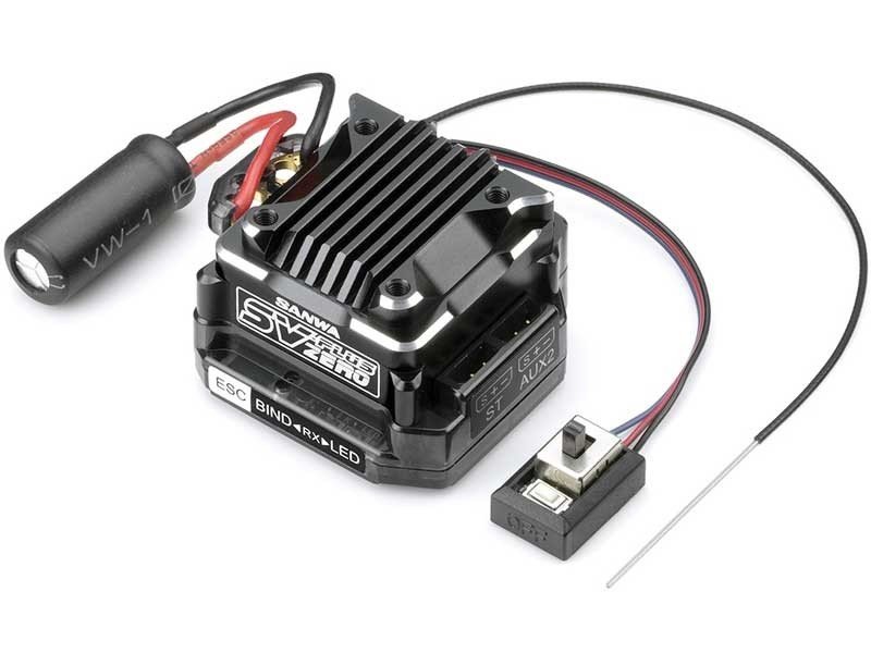 Sanwa SV Plus Zero BL ESC w/ integrated RX-472