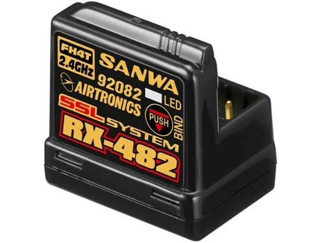 Sanwa M12S-4728 - Advanced RC Transmitter Set with Dual Receivers