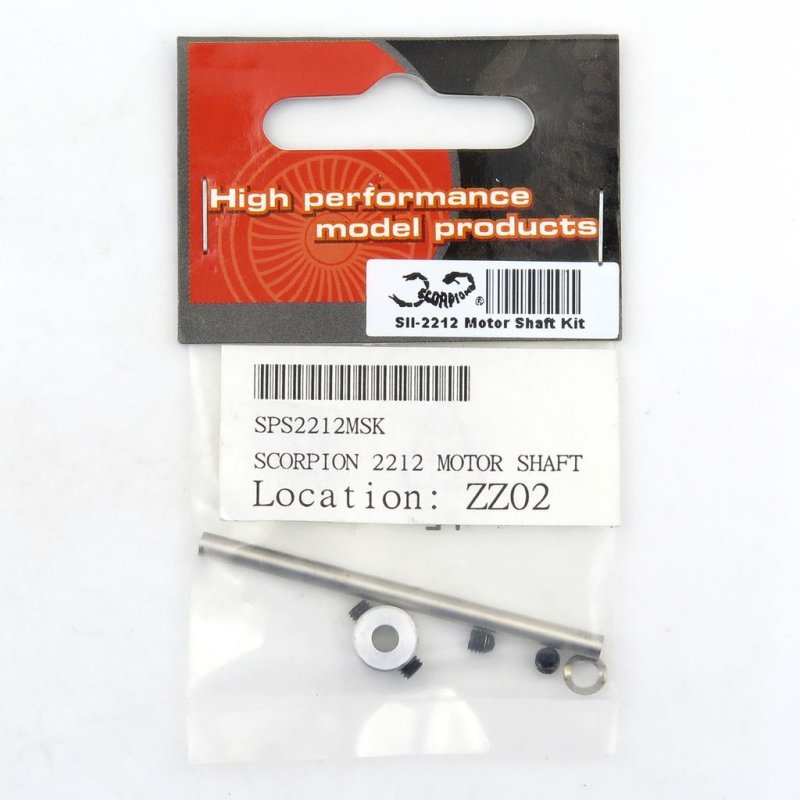 SCORPION S-2212 SERIES OUTRUNNER MOTOR SHAFT KIT 3MM SHAFT