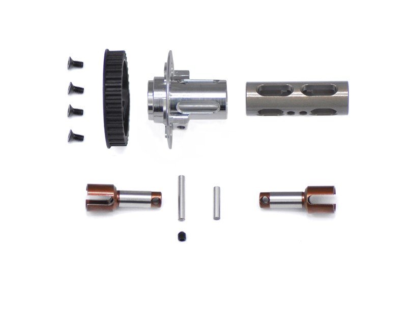 Serpent SER804374 Solid Axle set Front Aluminium