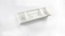 Serpent SER600826 Wing Straight MD White 1/8