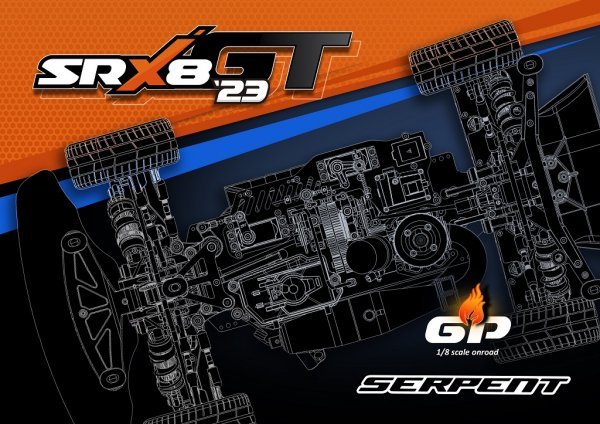 Serpent SER600066 SRX8 GT \'23 1/8 4wd GP