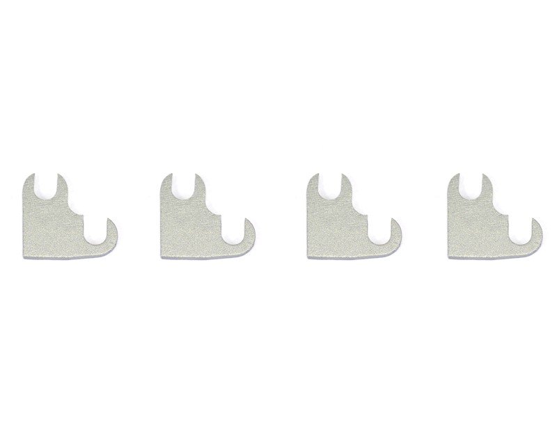 Serpent SER401638 Suspension Spacer 1.0 Aluminium S411 4.0 (4)