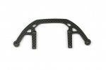 Serpent SER401677 Bumper top Plate Rear Carbon 4-X