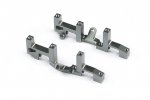 Serpent SER401654 Bulkhead Front/Rear Left + Right Aluminium 4-X