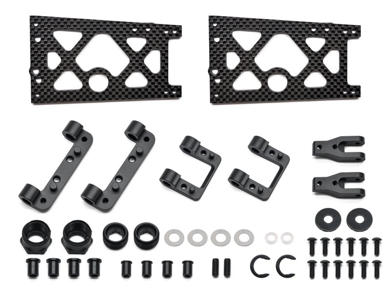Serpent SER601414 Carbon wishbone set rr SRX8GT