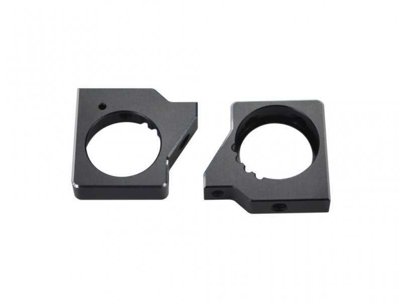Serpent SER905107 Bearingblock Rear Left + Right Aluminium 988e Pan