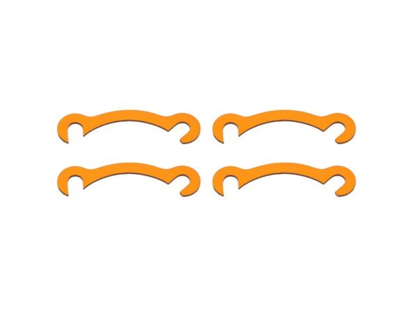 Serpent SER903851 Offset shim excenters 0.5mm