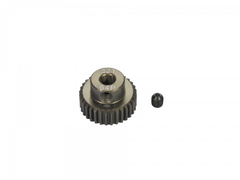 Serpent SER120119 Motor-pinion Aluminium Hard 64P / 32T