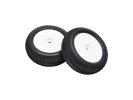 Serpent SER214017 1/10 buggy Tyre mounted on white rim 2wd front med