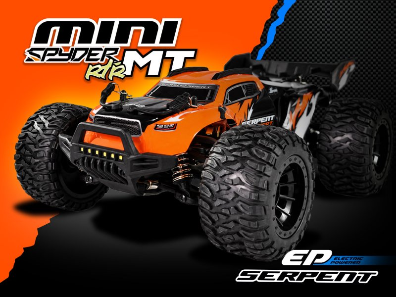 Serpent SER440001 Mini Spyder Monster truck RTR 1/18 EP
