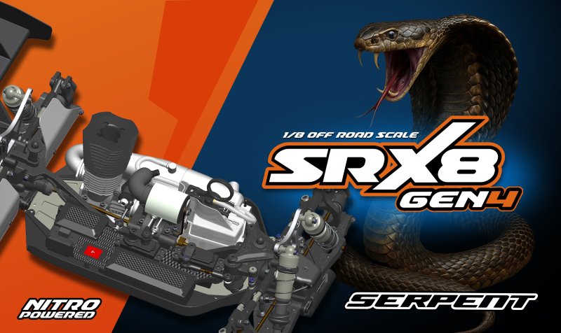 Serpent SER600024 Serpent SRX8 Gen4 1/8 4wd GP(SER600024)