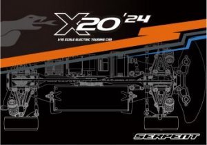 Serpent SER400046 Medius X20 '24 carbon 1/10 EP