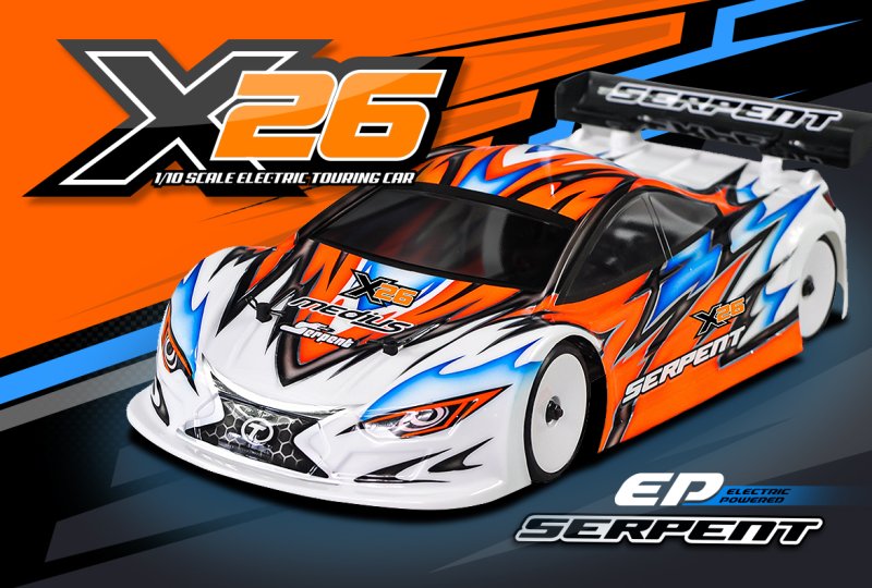 Serpent SER400051 Medius X26 carbon 1/10 EP