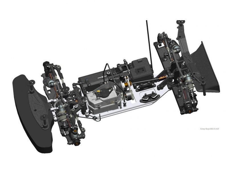 Serpent SRX8 GT TQ 4wd 1//8 GP kit SER600063