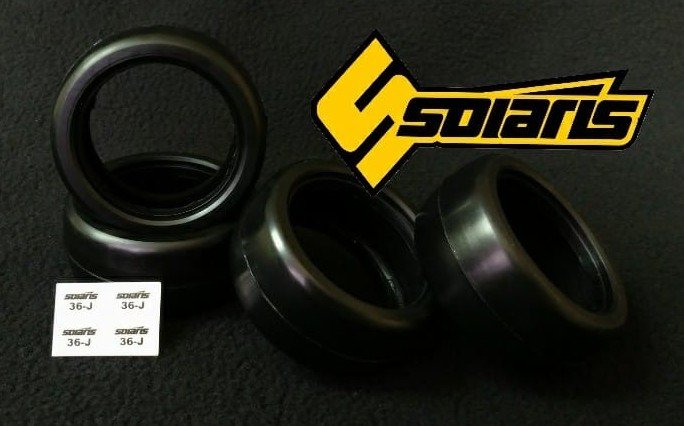 Solaris S-RTMP28J 1/10 Mini Car Slick Tire 28J (4 pcs)