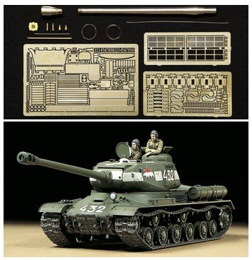 Tamiya 25146 - 1/35 Russian Heavy Tank JS-2 1944 - w/ABER PE Parts/Gun Barrel