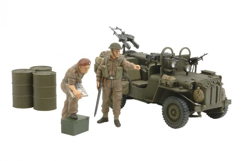 Tamiya 25423 - 1/35 British SAS Commando Vehicle 1944 w/2 Figures