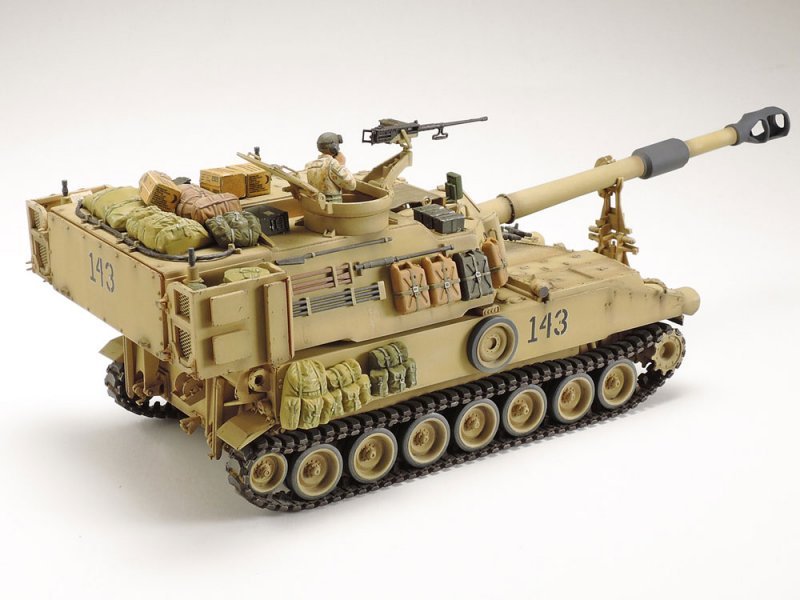 Tamiya 37026 US Self-propelled Howitzer M109a6 Paladin Iraq War Scale 1/35 Kit for sale online