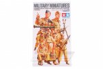 Tamiya #35343 - 1/35 German Africa Corps Luftwaffe Artillery Figure Set