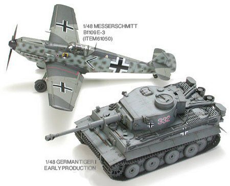 Tamiya 1/48 German Tiger I Heavy Tank 32504 