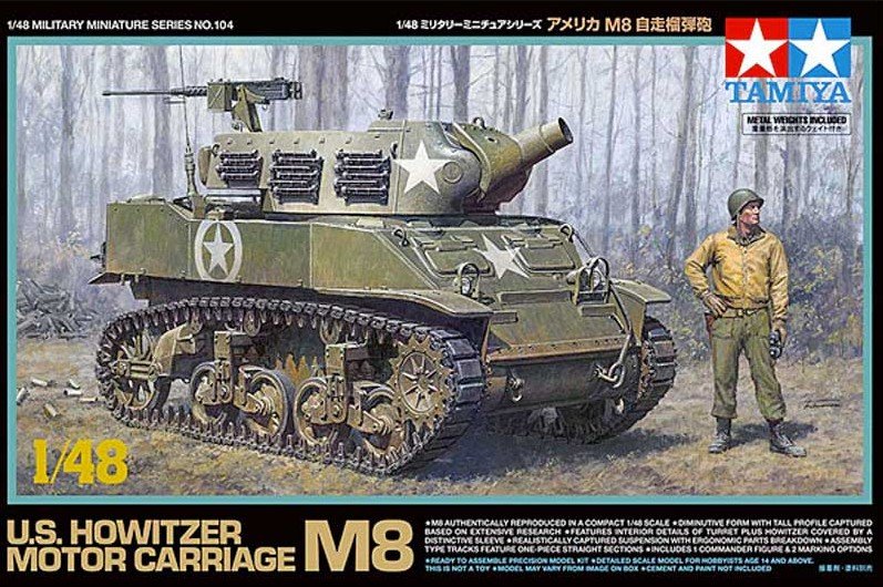 Tamiya 32604 - 1/48 U.S. Howitzer Motor Carriage M8