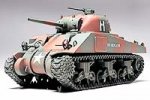 Tamiya 26506 - 1/48 US Med Tank M4 Sherman - Finished EP 66th Armored Reg. WWI