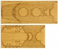 Tamiya 12645 - 1/350 Yamato Wooden Deck Sheet For 78025