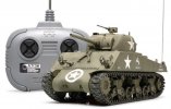 Tamiya 48207 - 1/35 RC U.S. Medium Tank M4A3 Sherman (w/4ch Control Unit)