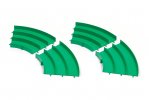 Tamiya 95491 - Curve Section Set (Green, 4 Pcs.)
