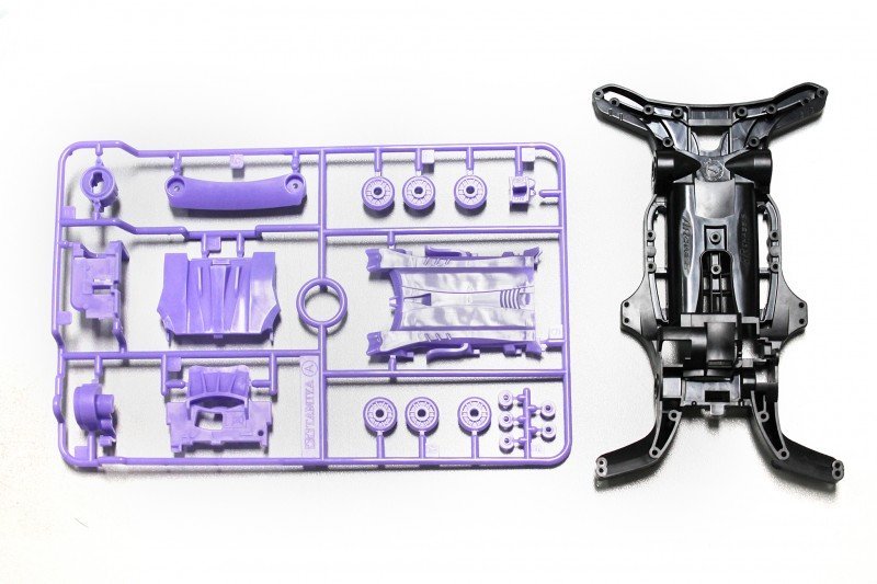 New Tamiya 95062 Mini 4WD Aero Avante Violet Special Clear Body AR Chassis JP 