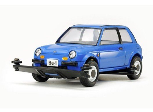 Tamiya 95477 1/32 Mini 4WD Kit Type 3 Chassis Nissan Be-1 Blue 