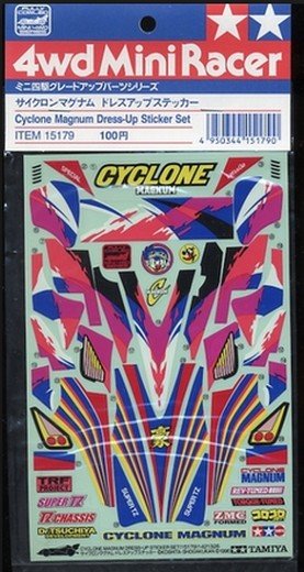 Tamiya 15179 - Cyclone Magnum Sticker Set For 19412