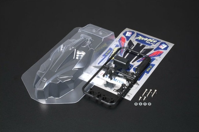 Tamiya 15369 - JR Avante Mk.II Clear Body Set - 4WD PRO Chassis