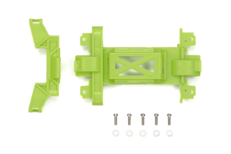 Tamiya 95701 - Jr Reinforced Gear Cover For MS Chassis (Yellow-Green)