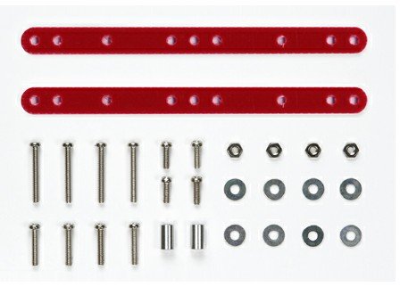 Tamiya 94881 - JR FRP Reinforcing Plate - Red