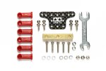 Tamiya 95387 - HG Mass Damper Set w/Ball Connectors (Block Weight/Carbon Plate) Mini 4WD Product