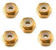 Tamiya 94858 - 2mm Aluminum Lock Nut Gold 5pcs