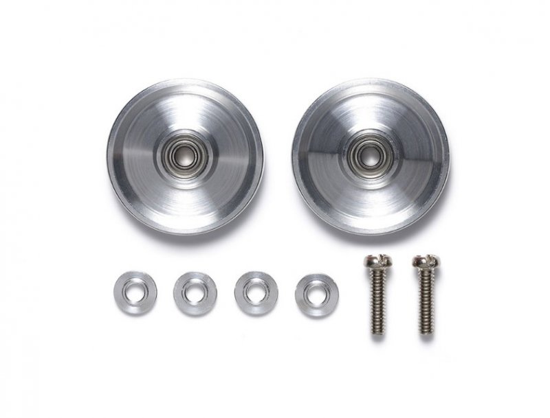 Tamiya 15522 - HG 17mm Aluminum Ball Race Rollers (Ringless)