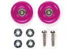 Tamiya 95048 - JR 13mm Aluminum Ball-Race Rollers (Ringless/Pink)