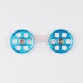 alt="Tamiya 95315 - HG 19mm Lightweight Aluminum Ball-Race Rollers (Ringless, Blue)" title="Tamiya 95315 - HG 19mm Lightweight Aluminum Ball-Race Rollers (Ringless, Blue)"