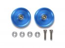 Tamiya 95561 - HG 19mm Aluminum Ball-Race Rollers (Ringless/Blue)