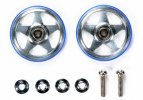 Tamiya 15461 - JR 19mm Aluminum Rollers(5 Spokes) w/Plastic Rings