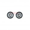 Tamiya #95137 - HG 19mm Aluminum Ball-Race Rollers (Ringless/Black) (J-Cup 2020)