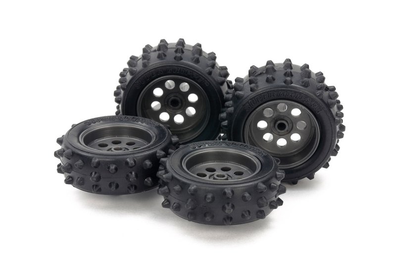 Tamiya 15547 - Spike Tire & Wheel Set EZ